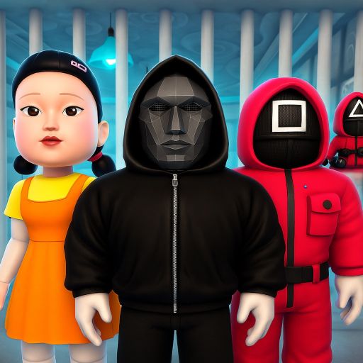 🦑 SQUID GAME FAMILY PRISON RUN ESCAPE! (Obby) cover