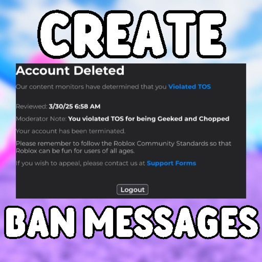 Roblox Ban Creator⚒️ [MAGMA 🌋] cover