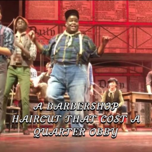 A BARBERSHOP HAIRCUT THAT COSTS A QUARTER OBBY cover