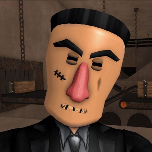 🍩ESCAPE OLD PSYCHO'S FACTORY! (SCARY OBBY) cover