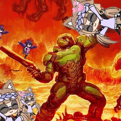 Kill Gacha with DOOM Music cover