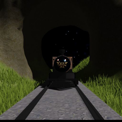 spooky train island cover