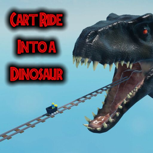 Cart Ride Into A Dinosaur! 🦖 cover