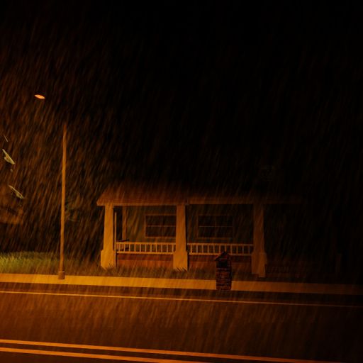 Suburban House... But it's 2AM and it's raining cover