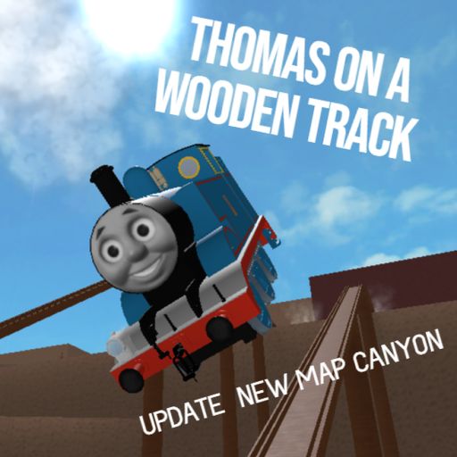 thomas on a wooden tracks cover
