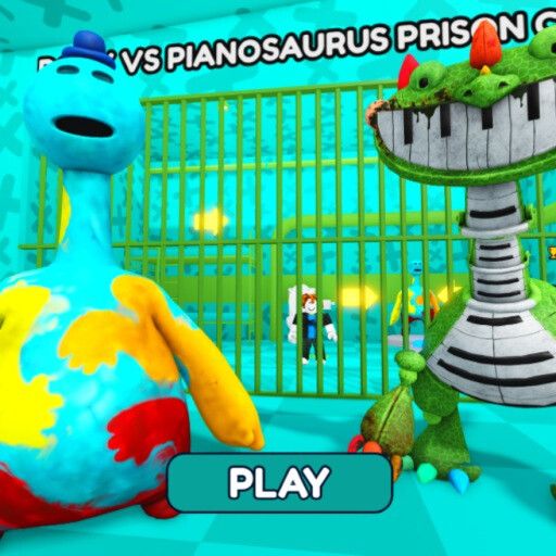 DOEY VS PIANOSAURUS PRISON RUN! (Obby) cover