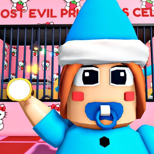[🎅UPDATE] GIRL BARRY'S BABY PRISON RUN! (Obby) cover