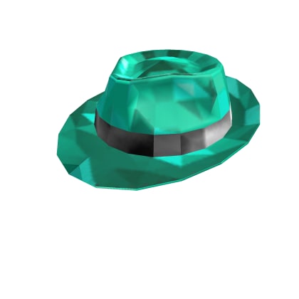 Teal Sparkle Time Fedora cover