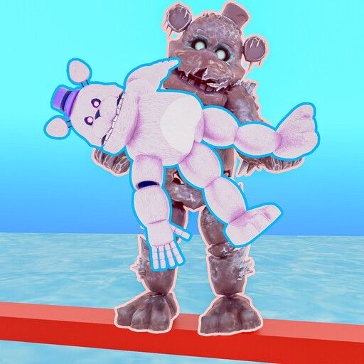 [JACKIE🐻] Teamwork FNAF Movie 1-9 Morphs (Obby) cover