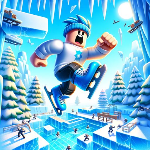 Obby But You're on Ice Skates cover