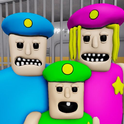 BUFF POLICE FAMILY PRISON RUN ESCAPE! (Obby) cover