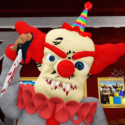 KILLER CLOWN ESCAPE! 🤡 (SCARY HALLOWEEN OBBY!) cover