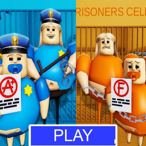 POLICE VS CRIMINAL BARRY'S PRISON RUN (OBBY) cover