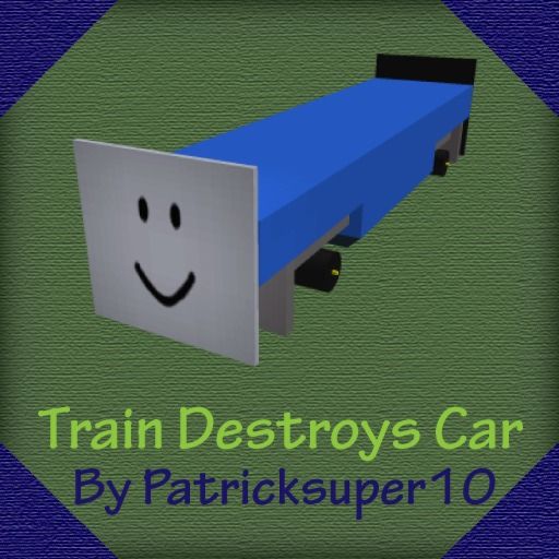 Train Destroys Car cover
