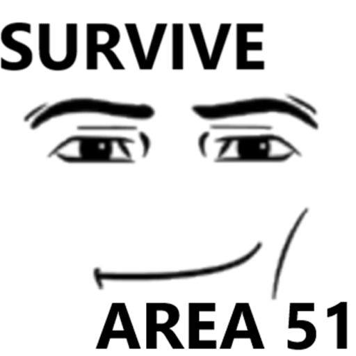 Survive Man Face In Area 51 cover