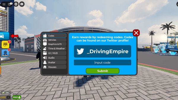 Driving Empire Car Racing Codes for April 2026 – Active & Expired cover