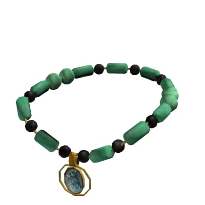 Jade Necklace with Shell Pendant cover