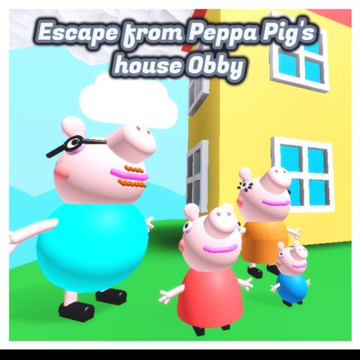 Escape from Peppa Pig's house Obby (fixed) cover