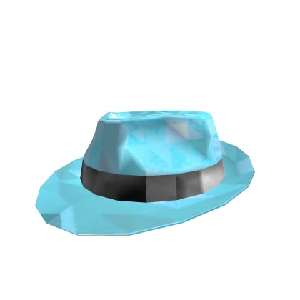 Sky Blue Sparkle Time Fedora cover