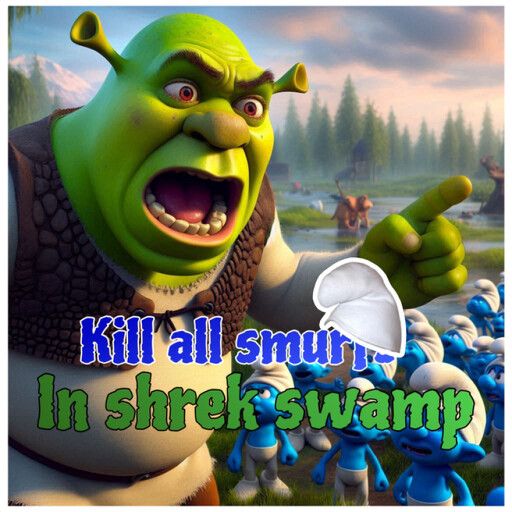 KILL ALL SMURFS IN SHREKS SWAMP [ Update 2 ] cover