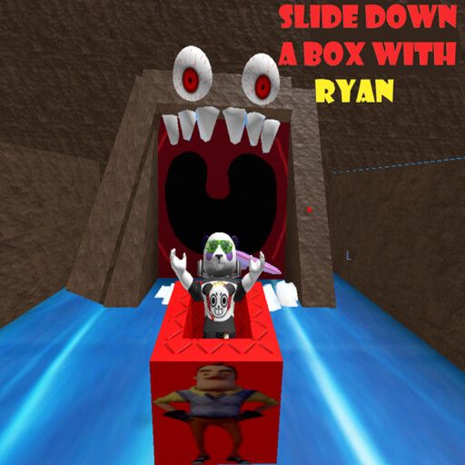 SLIDE DOWN A BOX WITH RYANS WORLD! cover