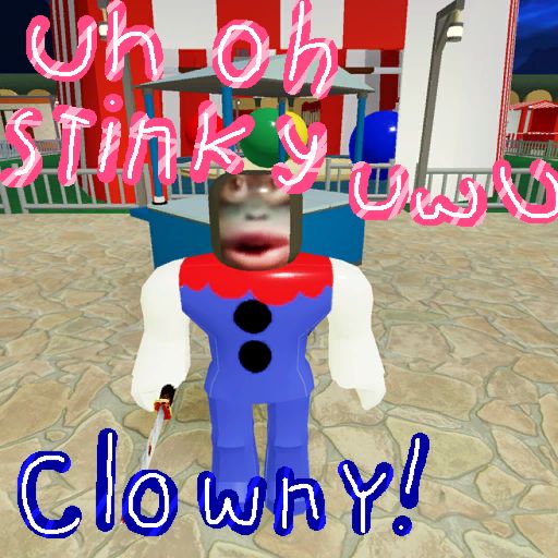 Survive Piggy Clowny is say uh oh stinky cover