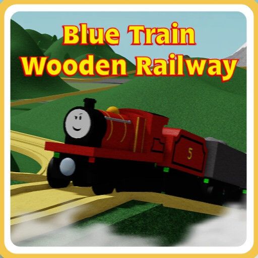 Blue Train Wooden Railway World cover