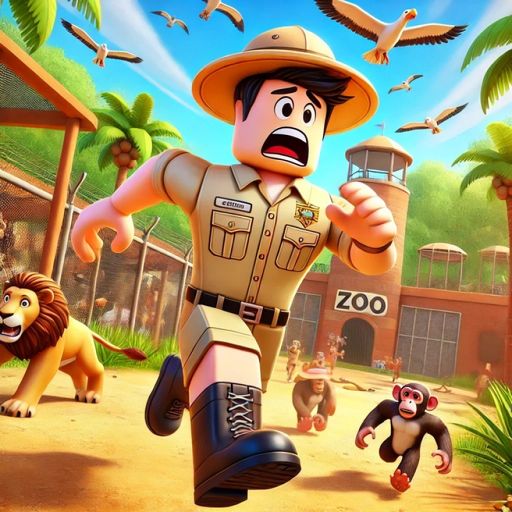 🐘Escape The Zoo Obby! [UPDATE]🐒 cover