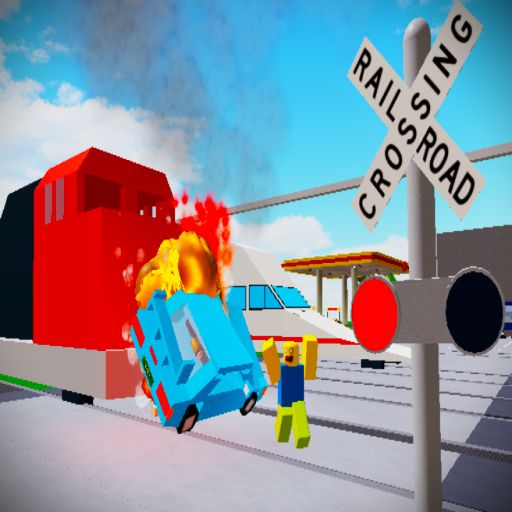 Crash cars into trains! cover