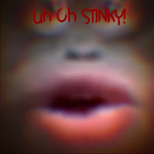 Creepy Uh Oh Stinky monke meme cover