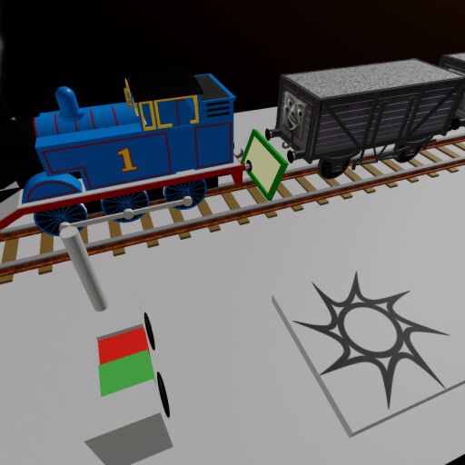 cool beans railway thomas crashes into cars cover