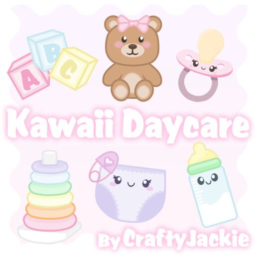 🧸 Kawaii Daycare Roleplay 🧸Carry Players UPDATE! cover