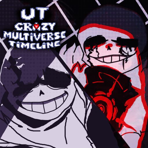 (X2 + UPDATE) Undertale Crazy Multiverse Timeline cover