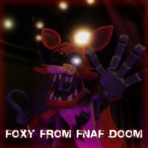 [CHRISTMAS!] Foxy from FNAF Doom cover
