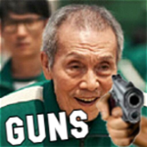 Squid Game with GUNS cover