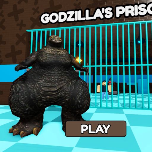 GODZILLA'S PRISON RUN OBBY cover