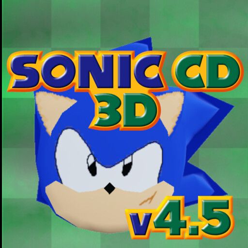 [NEW DROPSHADOWS AND FIXED WATER] Sonic CD 3D cover