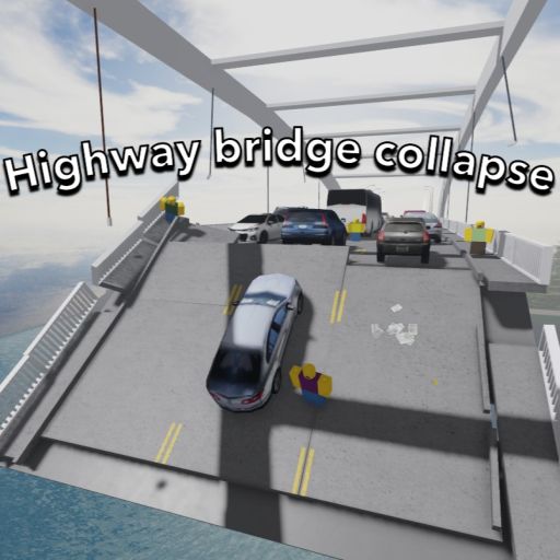 Highway bridge collapse cover