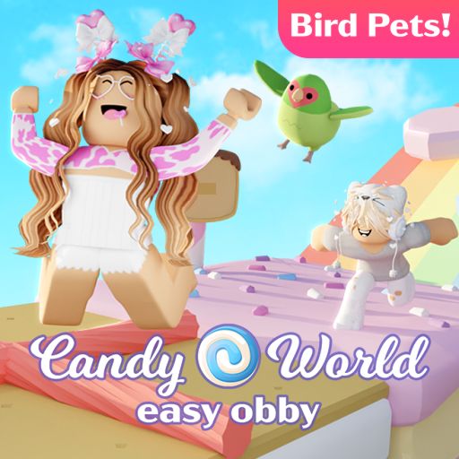 Candy World Obby Easy 690 Stages [🐦Pets!] cover