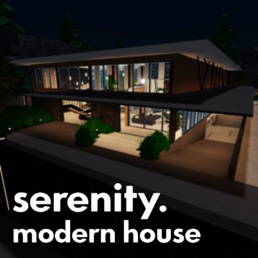 Serenity - Modern House (Closed) cover