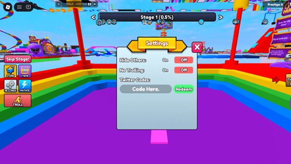oMega Obby (725 Stages): All Active & Expired Codes - April 2026 cover