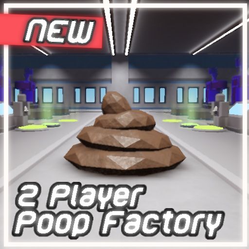 💩 2 Player Poop Factory Tycoon 😂 cover