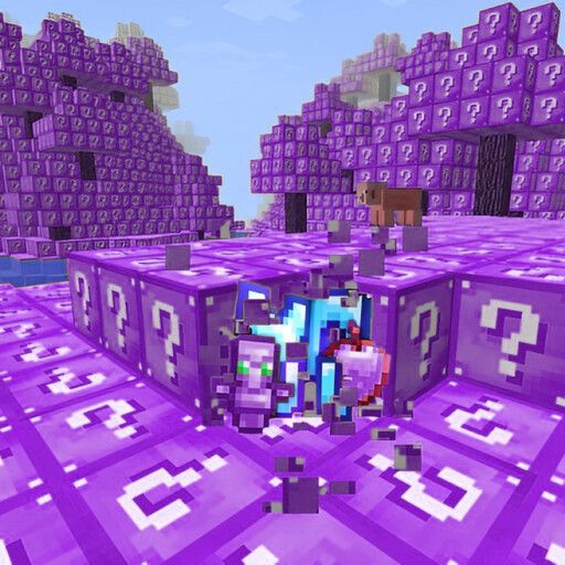 ⛏️ModdedCraft💜 (AMETHYST LUCKY BLOCKS) cover