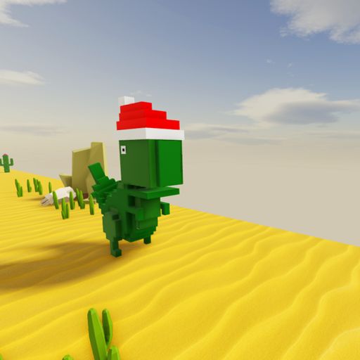 Chrome Dino Game 3D [FIX BUGS] cover