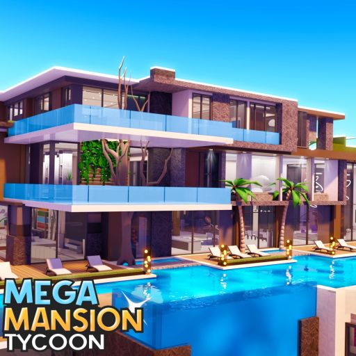 Mega Mansion Tycoon 🌴🛥️ cover