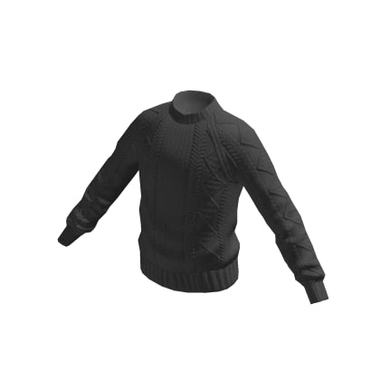 Knit Sweater - Gray cover