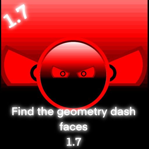 Find the geometry dash faces 1.3 cover