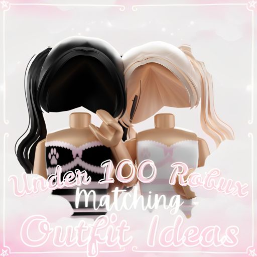 (🌸under 100 robux) matching outfit ideas cover
