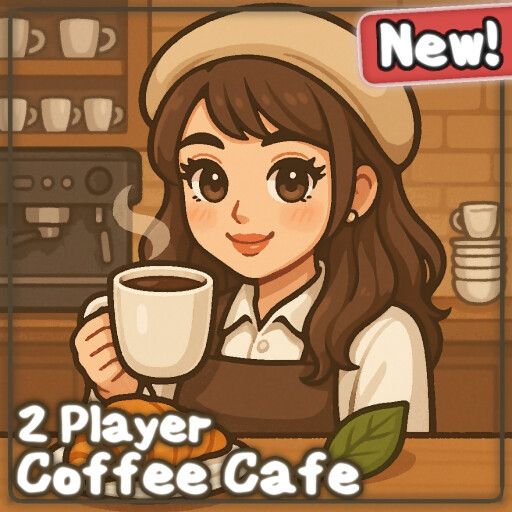 ☕2 Player Coffee Cafe Tycoon! 🍵 cover